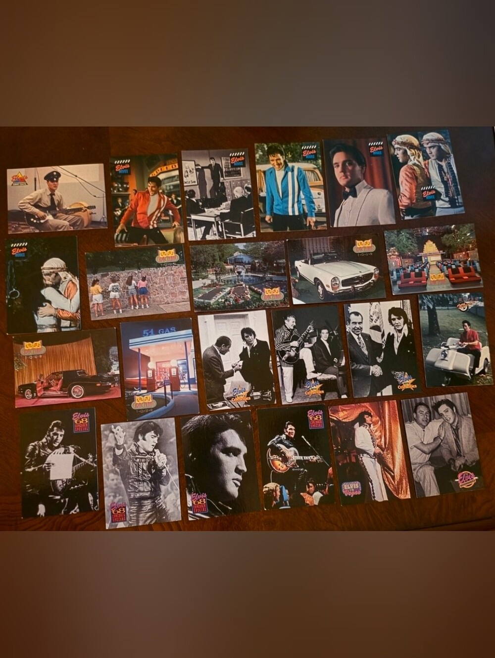 23 Piece Vintage 1992 The Elvis Collection Trading Cards